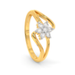 Diamond Ring for her in Yellow & White Gold DRG22656