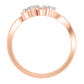 Diamond Ring for her in Rose Gold DRG22660