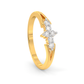 Diamond Ring for her in Yellow Gold DRG22663