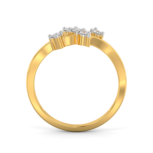 Diamond Ring for her in Yellow Gold DRG22666