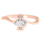 Diamond Ring for her in Rose Gold DRG22669
