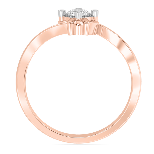 Diamond Ring for her in Rose Gold DRG22669