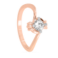 Diamond Ring for her in Rose Gold DRG22669