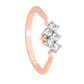 Diamond Ring for her in Rose Gold DRG22676