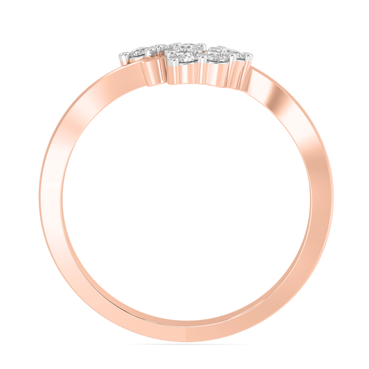 Diamond Ring for her in Rose Gold DRG22679