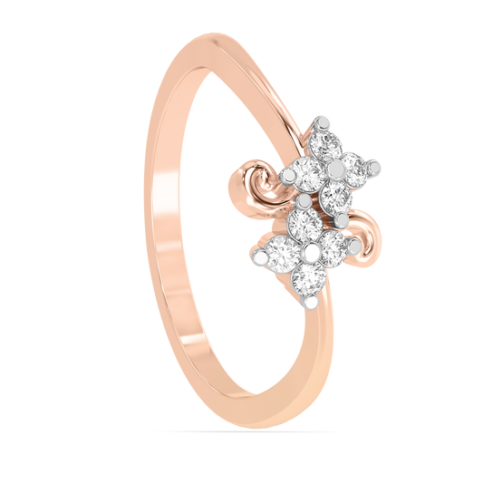 Diamond Ring for her in Rose Gold DRG22682