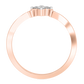 Diamond Ring for her in Rose Gold DRG22685