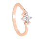 Diamond Ring for her in Rose Gold DRG22685