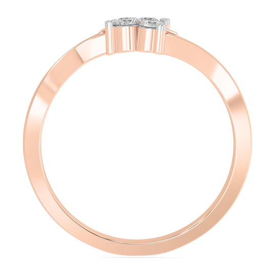 Diamond Ring for her in Rose Gold DRG22691