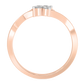 Diamond Ring for her in Rose Gold DRG22691