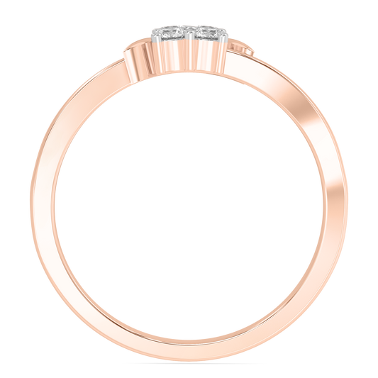Diamond Ring for her in Rose Gold DRG22692