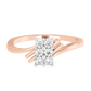 Diamond Ring for her in Rose & White Gold DRG22694
