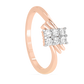 Diamond Ring for her in Rose & White Gold DRG22694