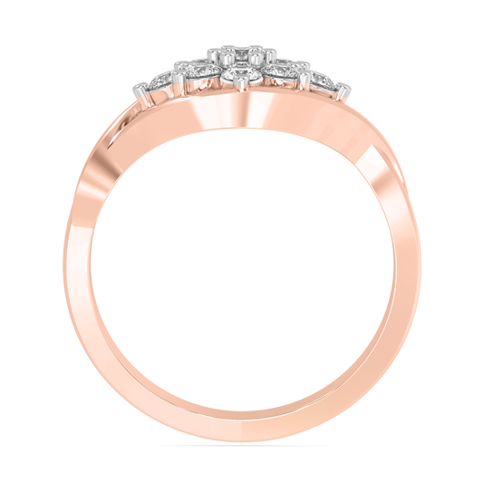 Diamond Ring for her in Rose Gold DRG22699