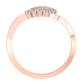 Diamond Ring for her in Rose Gold DRG22702