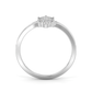 Diamond Ring for her in White Gold DRG22714
