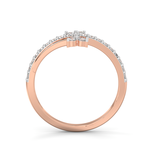 Diamond Ring for her in Rose Gold DRG22720