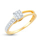 Violette Diamond Finger Ring