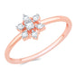 Diamond Ring for her in Rose Gold DRG23374