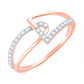 Diamond Ring for her in Rose Gold DRG23398