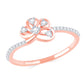 Diamond Ring for her in Rose Gold DRG23405