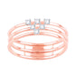 Diamond Ring for her in Rose Gold DRG23411