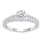 Diamond Ring for her in White Gold DRG23417