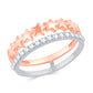 Diamond Ring for her in Rose Gold DRG23419