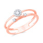 Diamond Ring for her in Rose Gold DRG23441