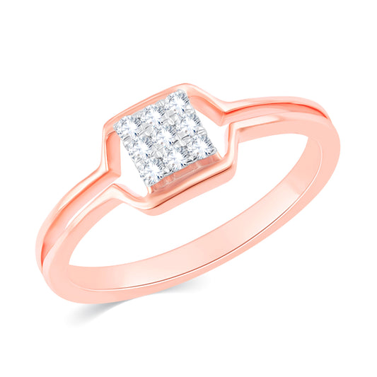 Diamond Ring for her in Rose Gold DRG23462