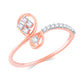 Diamond Ring for her in Rose Gold DRG23468