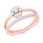 Diamond Ring for her in Rose Gold DRG23470