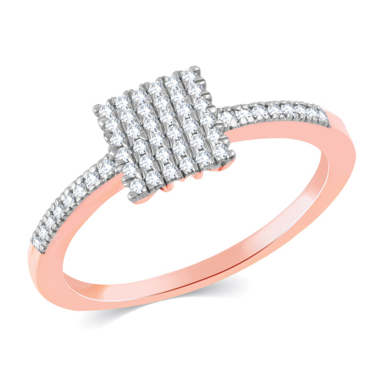Diamond Ring for her in Rose Gold DRG23475