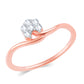 Diamond Ring for her in Rose Gold DRG23481
