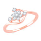Diamond Ring for her in Rose Gold DRG23489