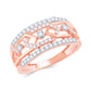 Diamond Ring for her in Rose Gold DRG23527