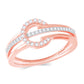 Diamond Ring for her in Rose Gold DRG23544