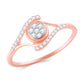 Diamond Ring for her in Rose Gold DRG23548