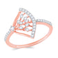 Diamond Ring for her in Rose Gold DRG23550