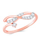 Diamond Ring for her in Rose Gold DRG23553
