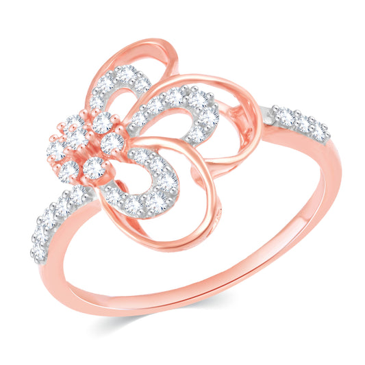 Diamond Ring for her in Rose Gold DRG23555