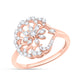 Diamond Ring for her in Rose Gold DRG23562