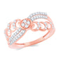 Diamond Ring for her in Rose Gold DRG23573