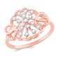 Diamond Ring for her in Rose Gold DRG23586