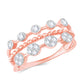 Diamond Ring for her in Rose Gold DRG23608