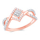 Diamond Ring for her in Rose Gold DRG23625