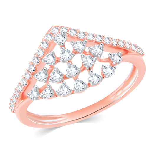 Diamond Ring for her in Rose Gold DRG23628