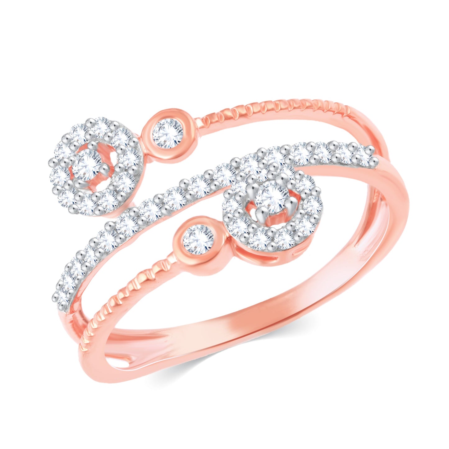 Diamond Ring for her in Rose Gold DRG23632