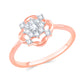 Diamond Ring for her in Rose Gold DRG23642