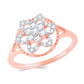 Diamond Ring for her in Rose Gold DRG23653